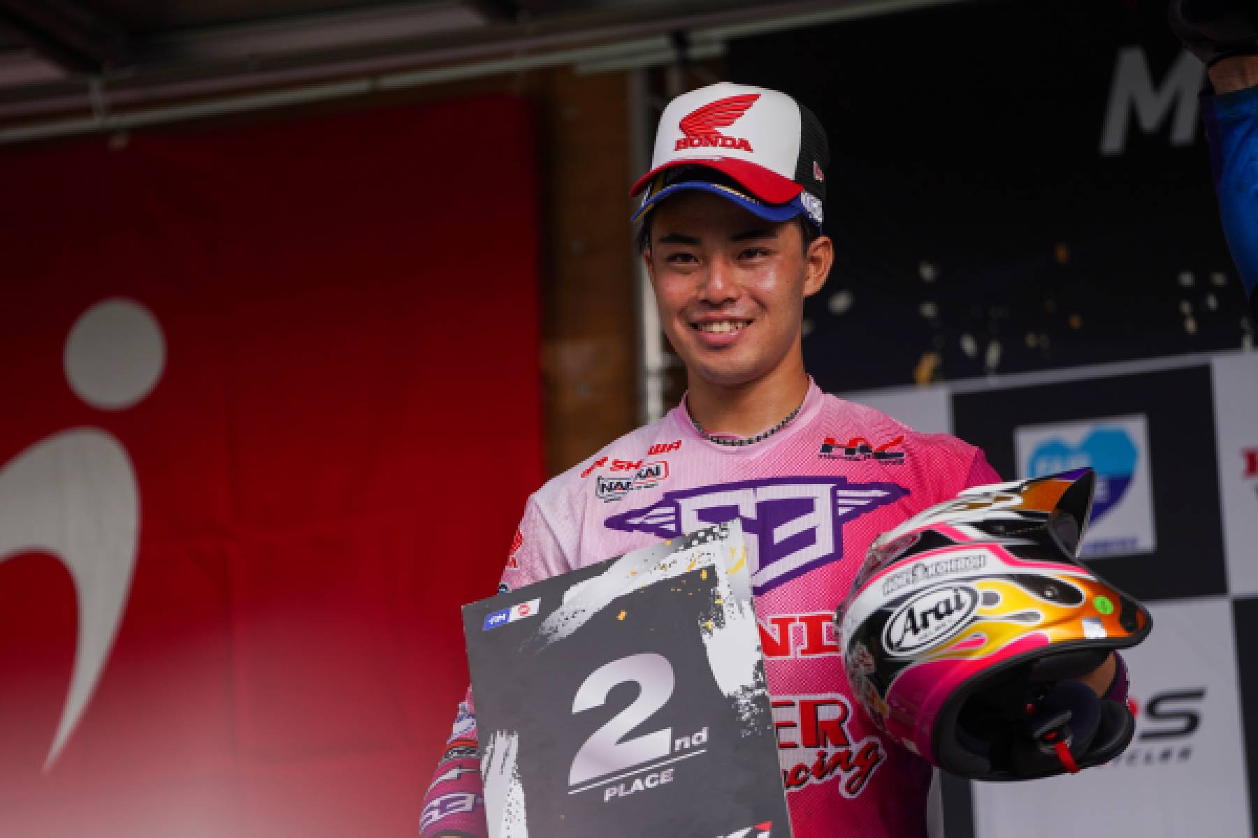 武田が2位、小川が3位でともに表彰台を獲得
