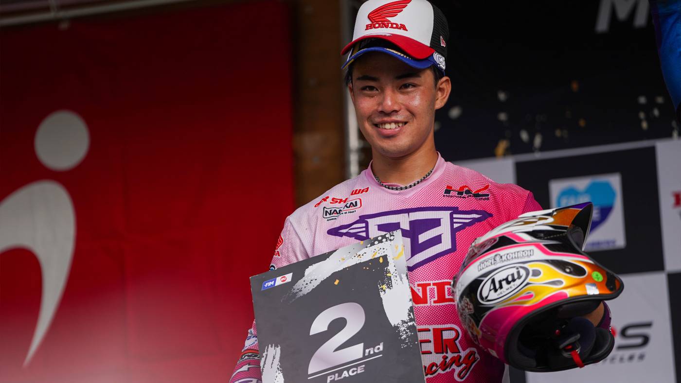 武田が2位、小川が3位でともに表彰台を獲得