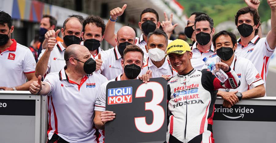Home Hero Aji Achieves Mandalika Front-Row Start!