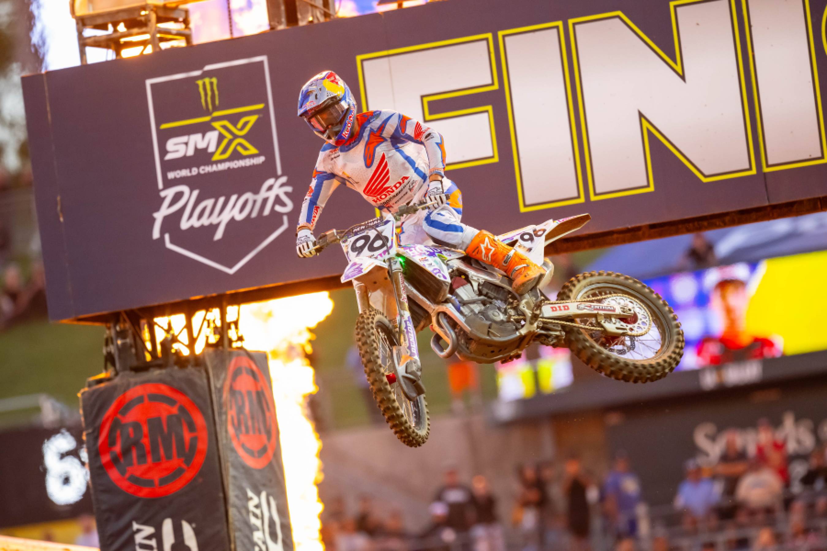Honda HRC Progressive Rebounds with Positive Home SMX Round