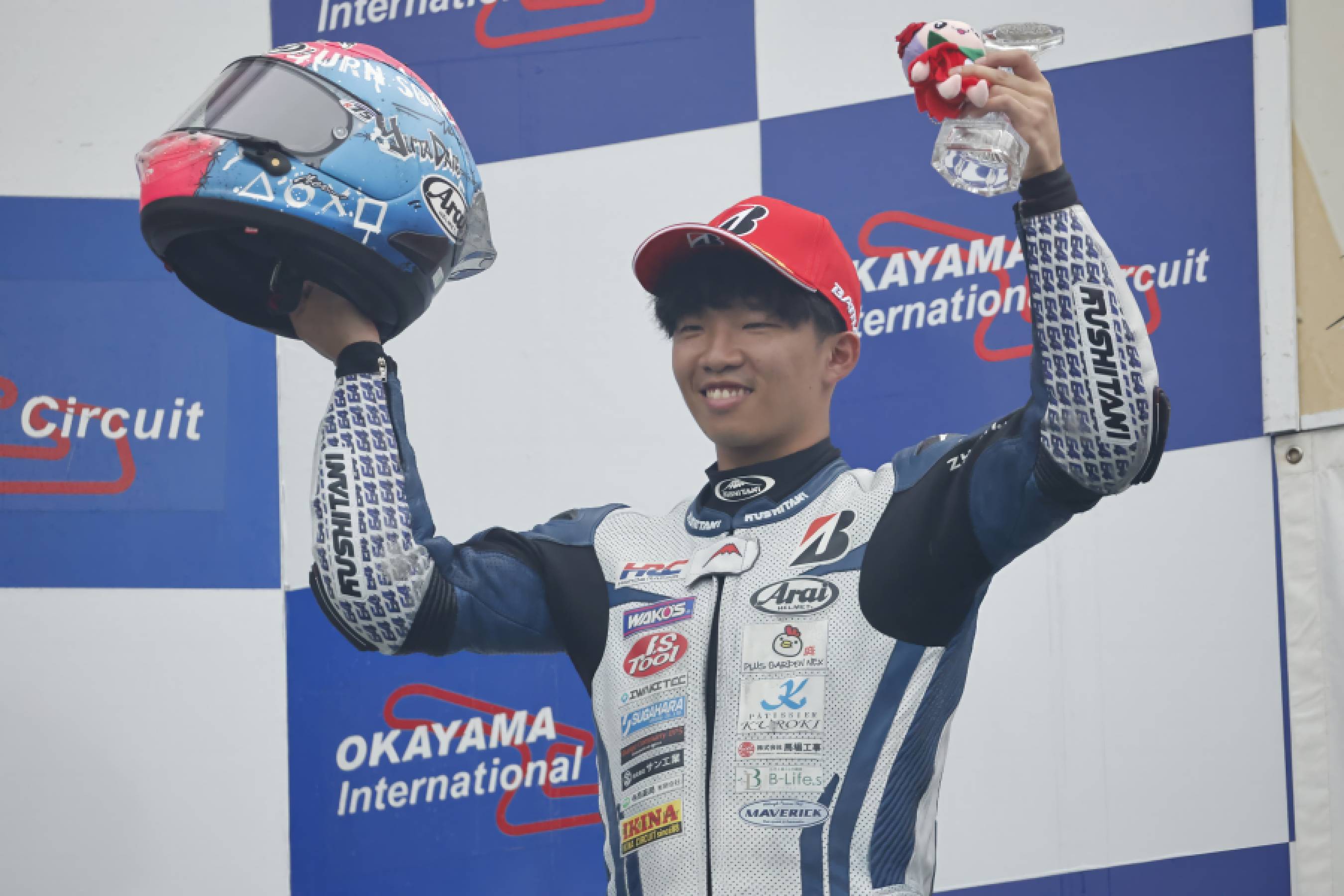 伊達が2位表彰台を獲得