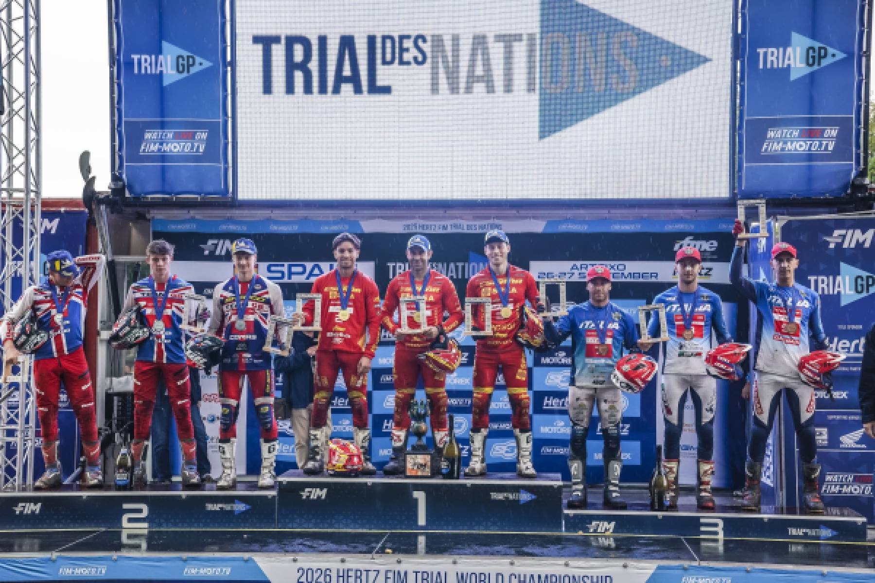 Toni Bou and Gabriel Marcelli win Trial of Nations with Spain