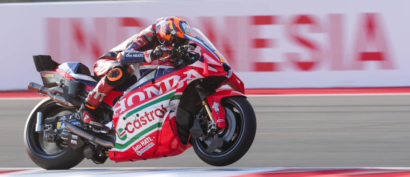 Honda HRC Castrol work through trying Mandalika Friday