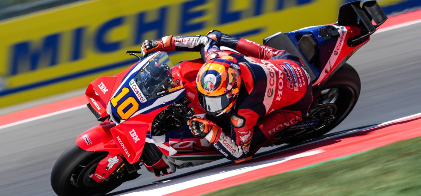 Difficult Friday in Mandalika for Honda's MotoGP Riders