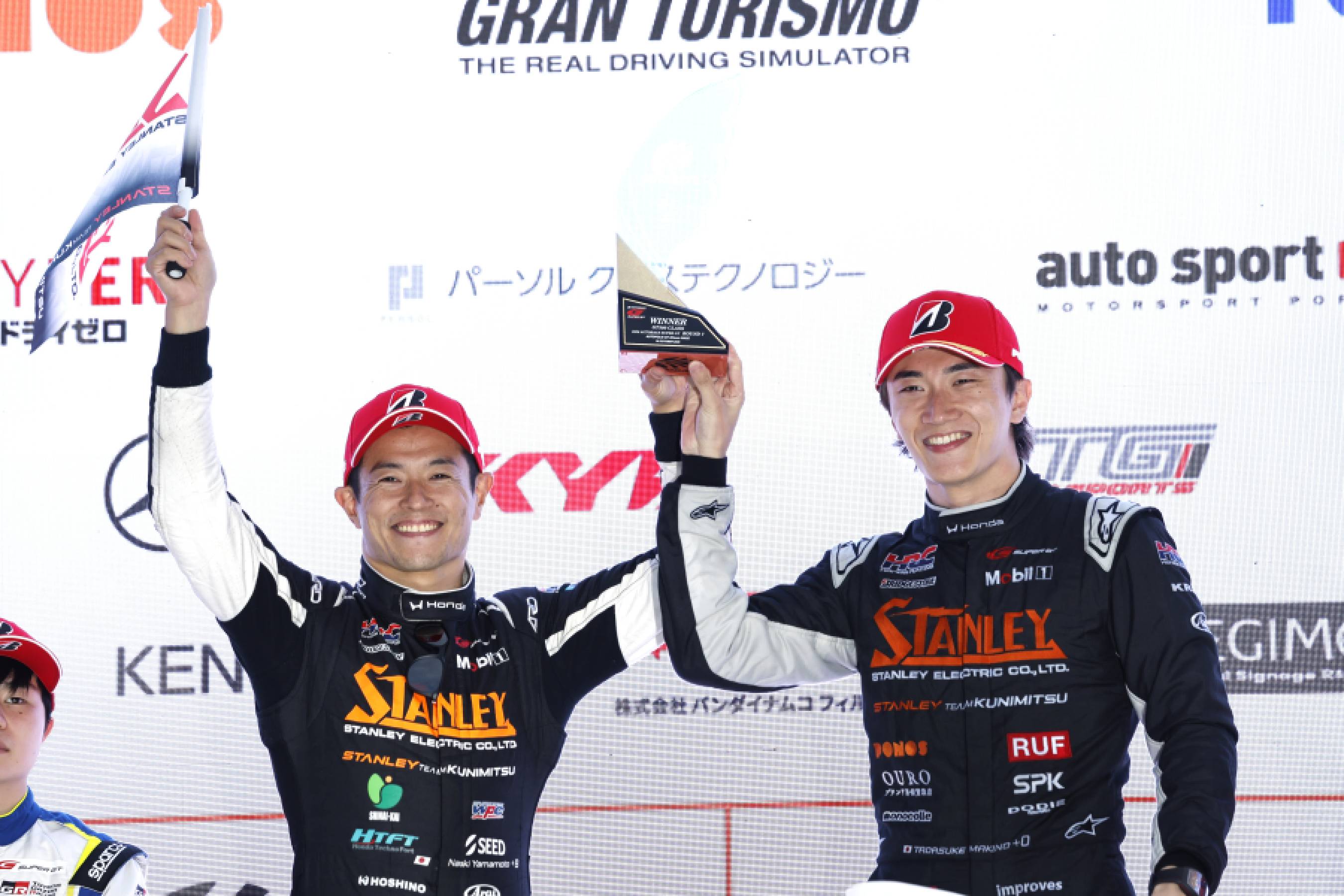 #100 STANLEYが今季2勝目、Honda HRC PRELUDE-GTは4連勝