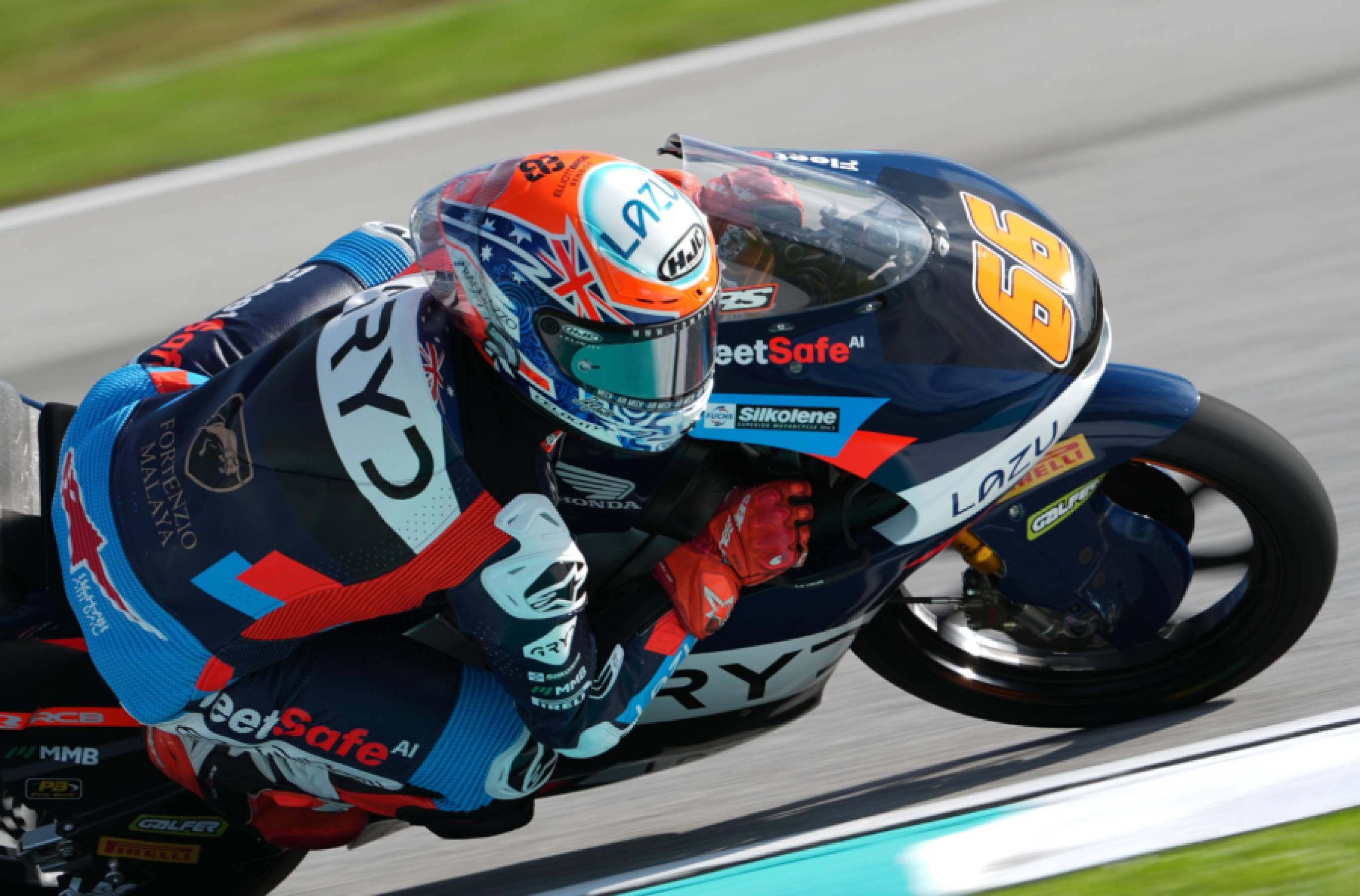 Honda riders lock out the third row of the grid in Sepang qualifying
