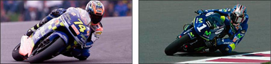 加藤大治郎 250cc イギリスGP 2001年 Honda NSR250 / Daniel Pedrosa 250cc GP ドーハ 2005年 Honda RS250RW