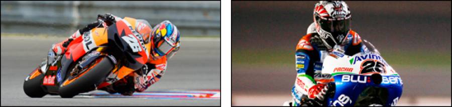 Dani Pedrosa チェコGP 2012年 Honda RC213V / MaverickVinales カタールGP 2012年