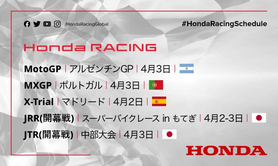 週末のレース情報