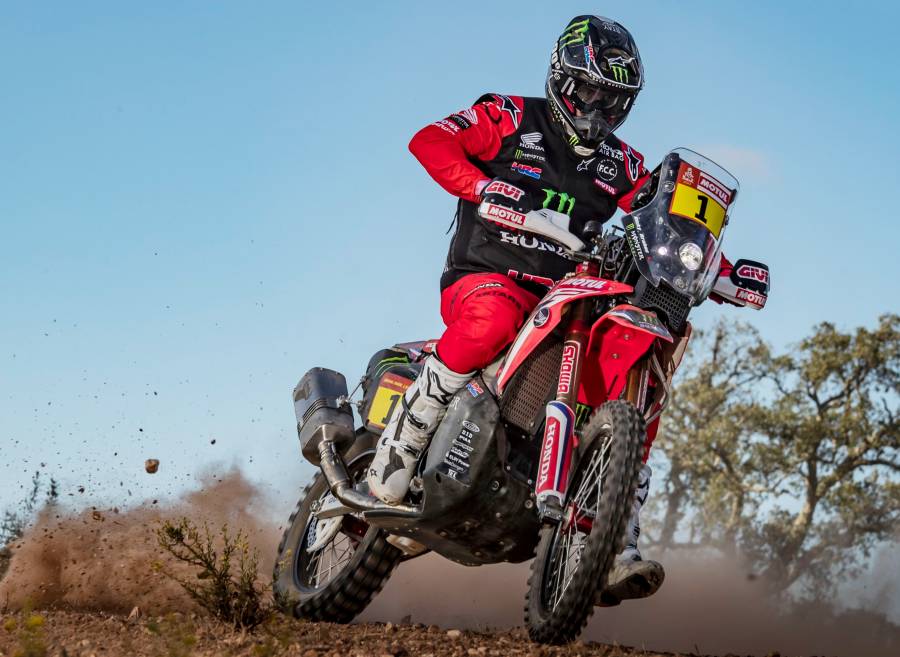 Monster Energy Honda Team 2021, adorning the number 1