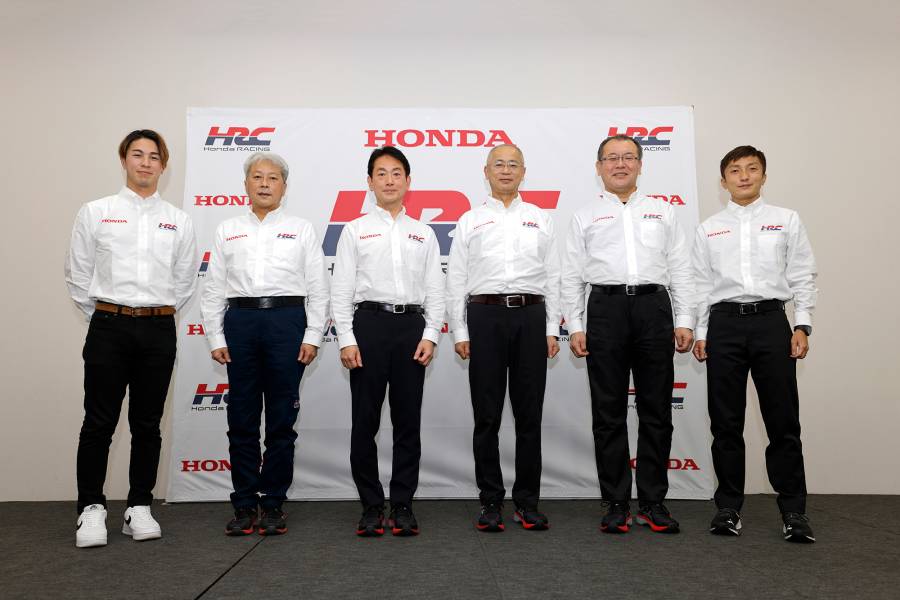 HRCが記者発表会で今後の運営方針について説明