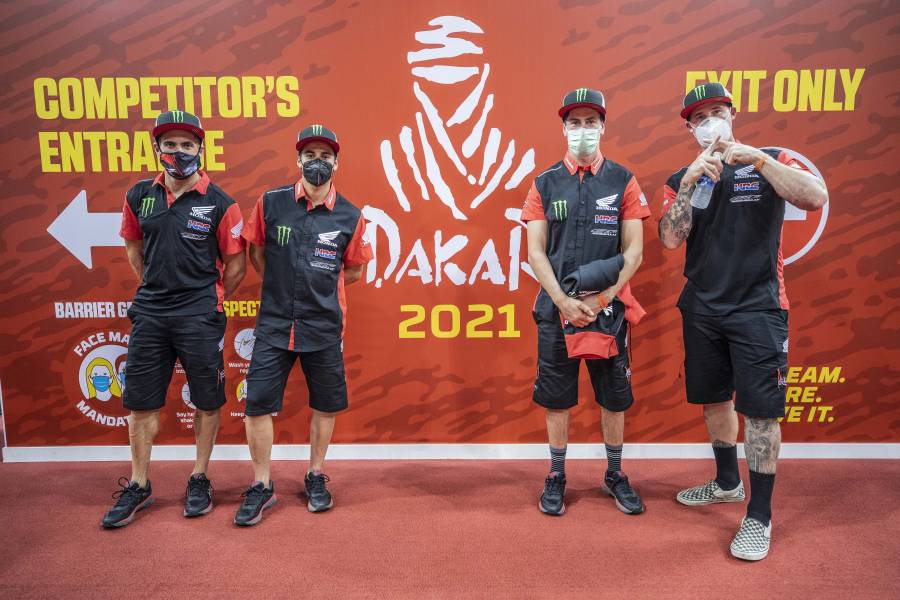 Monster Energy Honda Team ready to rumble. Let the action commence!