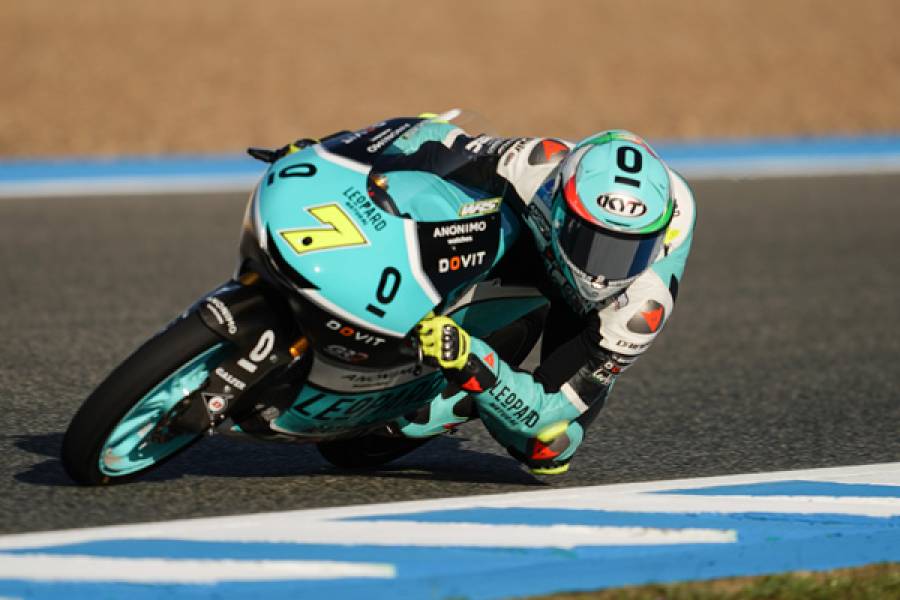 Moto3 Title Hopeful Foggia On Second Row At Jerez
