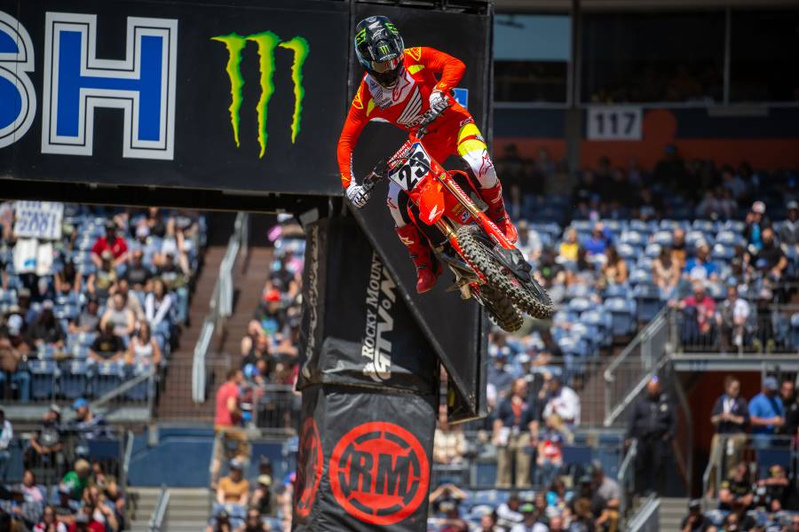 450SX ベストクオリファイヤーのセクストンが4位フィニッシュ