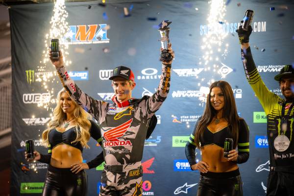 Second-Place Finishes for Chase Sexton, Hunter Lawrence at Salt Lake City SX Finale