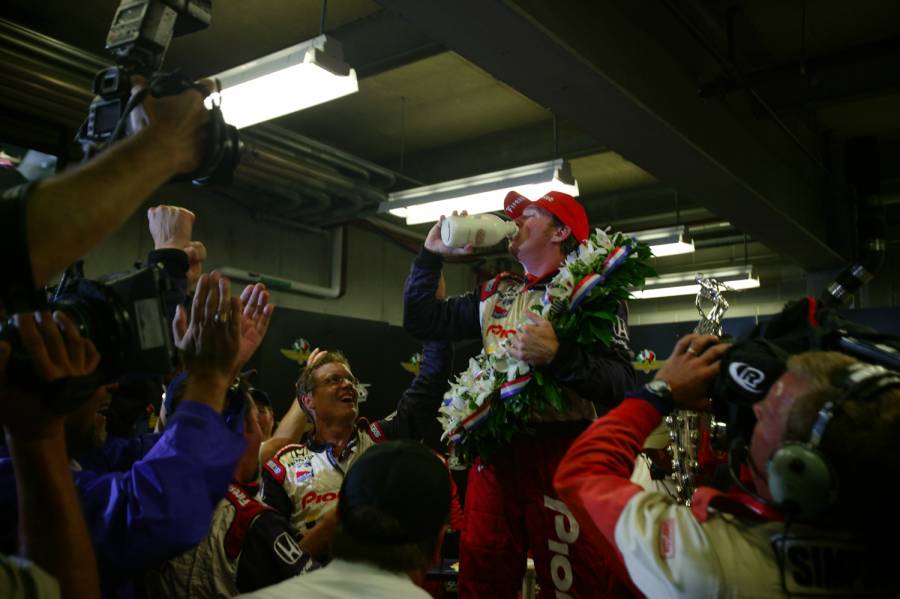First INDY500 victory in 2004