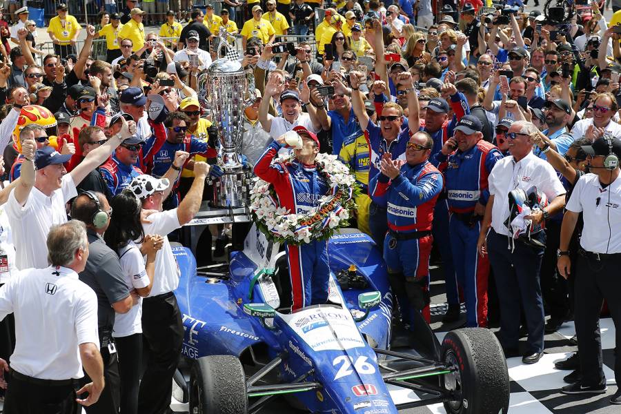Takuma Sato made its name in the history of the INDY500 in 2017
