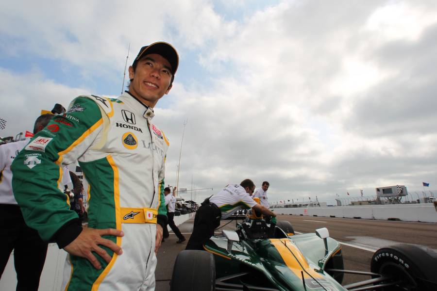 Takuma Sato, who started participating in the IndyCar Series in 2010