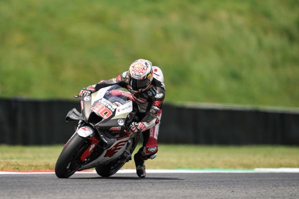 中上貴晶8位。マルク・マルケス10位。アレックス・マルケス14位でポイント獲得。ポル・エスパルガロは転倒リタイア