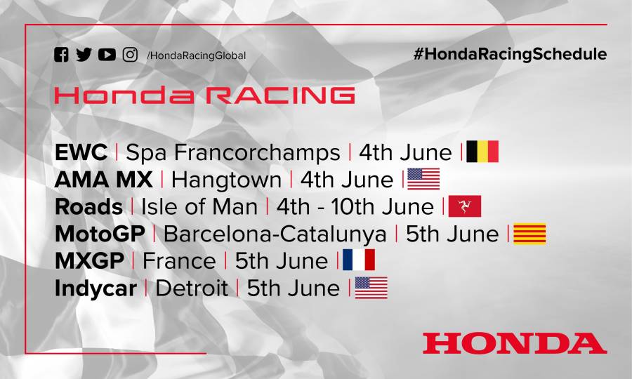 This weekend's racing