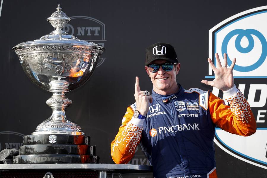 Scott Dixon one shy of record with sixth Indy title 