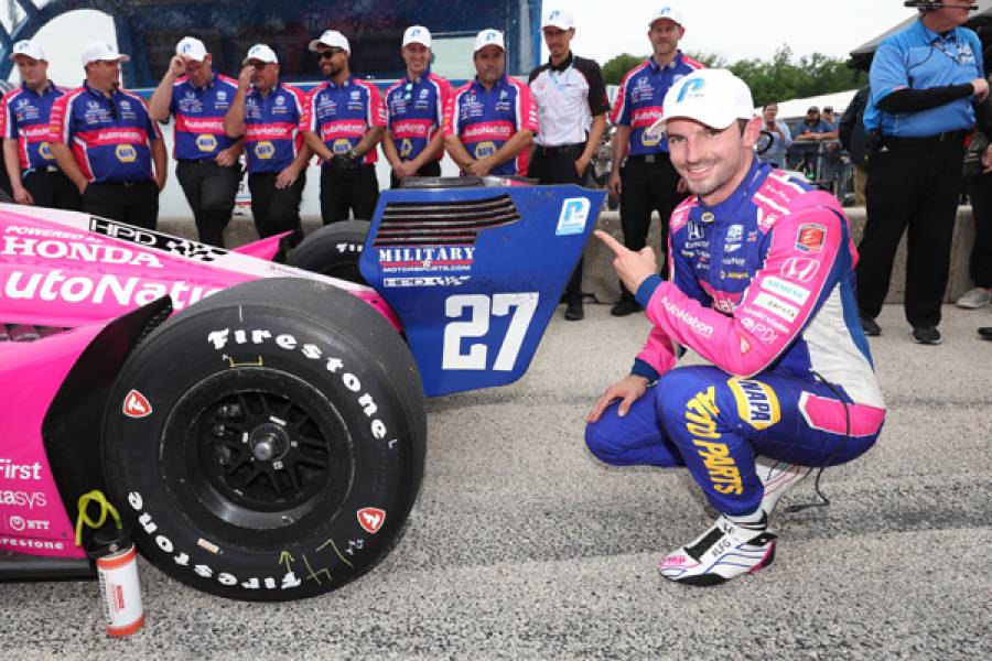 Alexander Rossi, Honda Claim Pole in Road America Qualifying