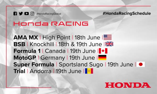 This weekend's racing