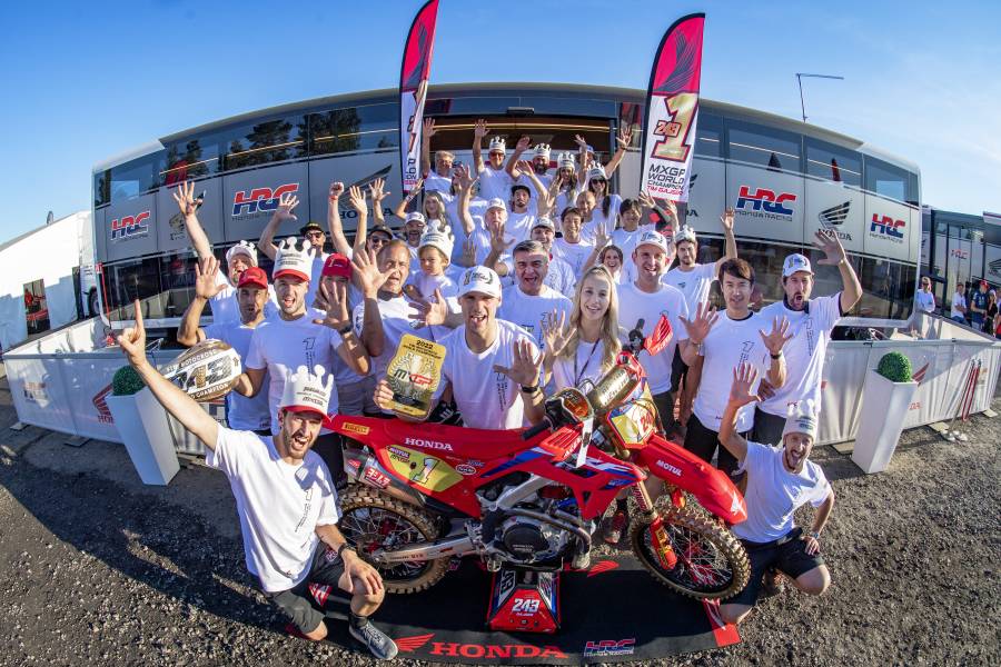 Team HRC’s Tim Gajser Wins Fourth Championship, First in Two Seasons