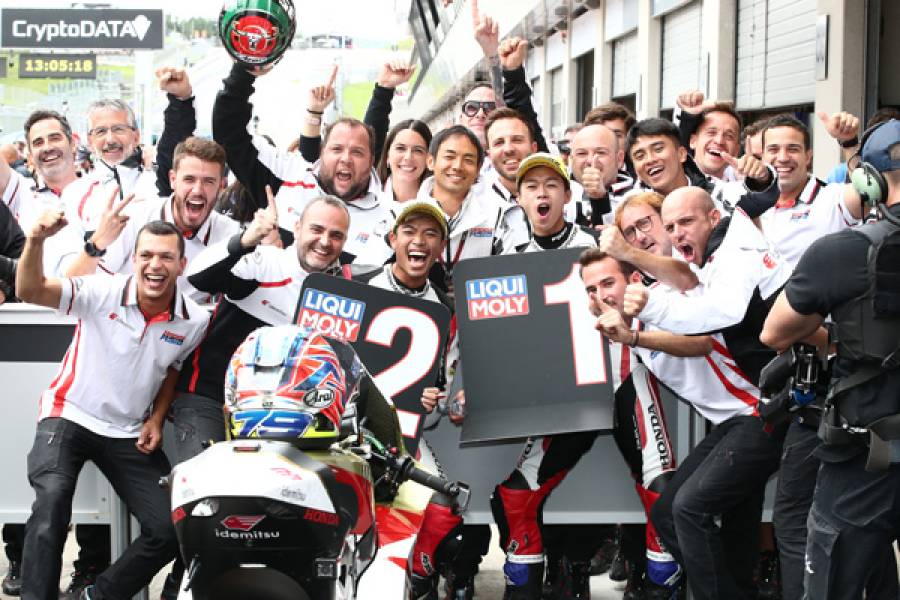 Honda Team Asia Take Amazing One-Two And Championship Lead