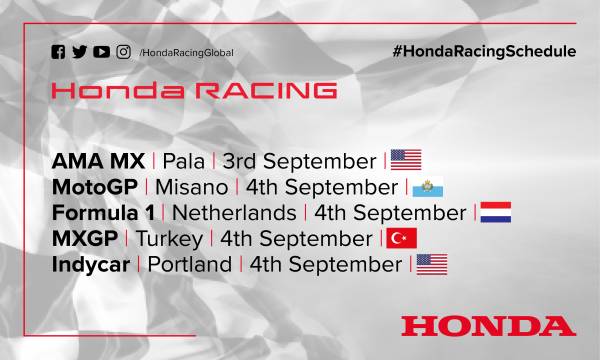 This weekend's racing