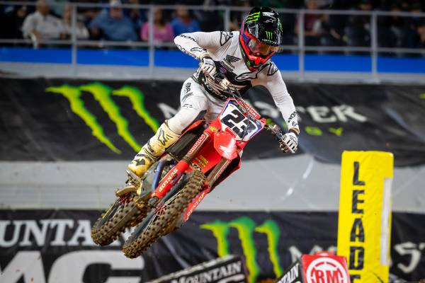 Hunter Lawrence Scores Career-First Podium Finish at Arlington 1 Supercross