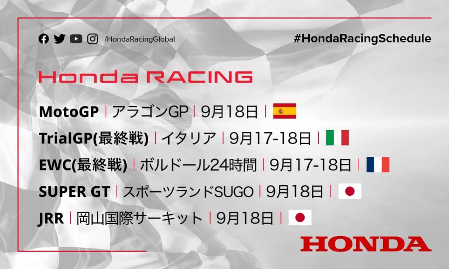 週末のレース情報