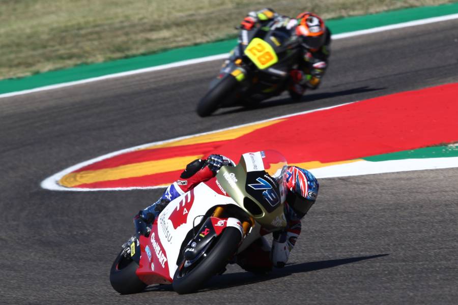Title Challenger Ogura On Third Row At Aragon