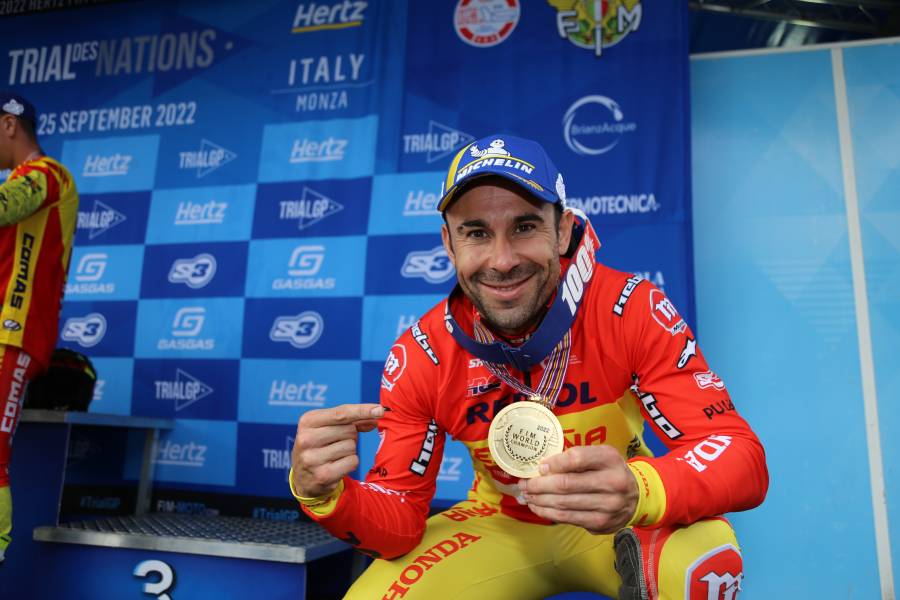 Toni Bou clinches the 2022 Trial des Nations with the Spanish national team