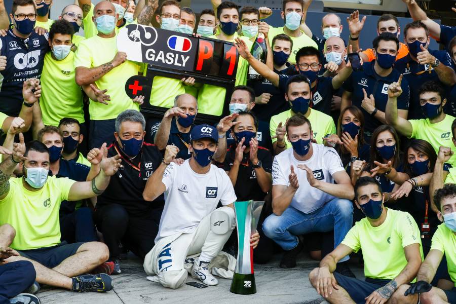 Scuderia AlphaTauriとはタッグ結成50戦目の記念レースで勝利を挙げた