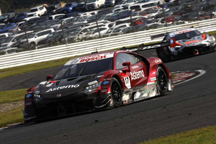 Astemo NSX-GT and STANLEY NSX-GT Finish 1-2