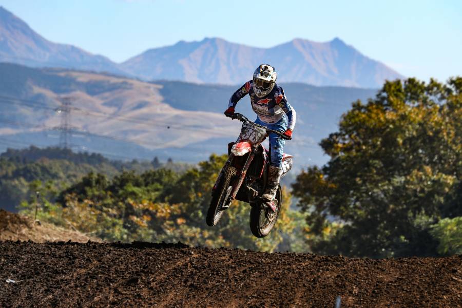 第5戦でCRF250Rを駆る大城魁之輔