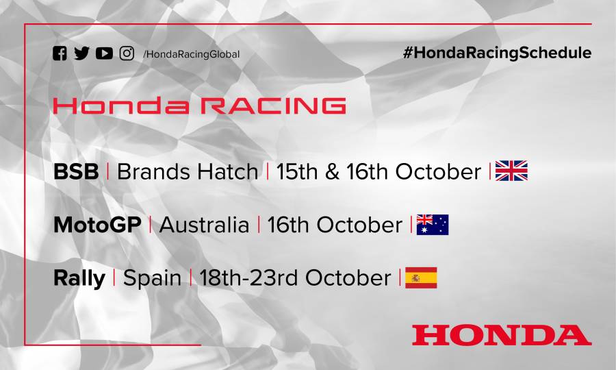 This weekend's racing