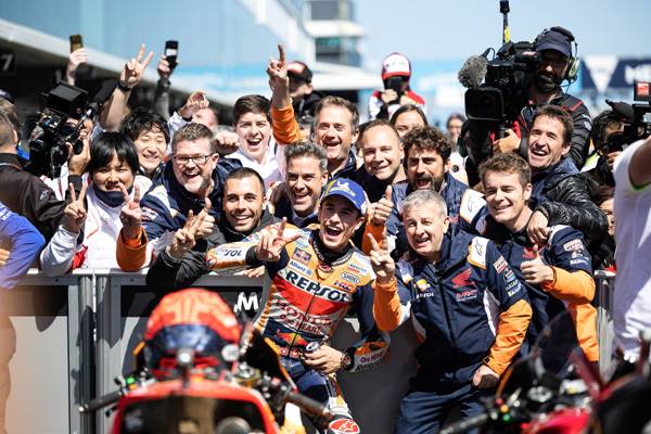 Marquez Scores Brilliant 100th MotoGP Podium