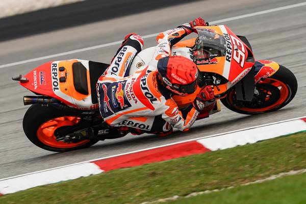 マルク・マルケスが初日3番手と好調なスタートを切る