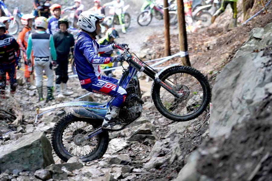 最終戦で2位に入り、ランキング2位を決めた村田慎示選手の走り