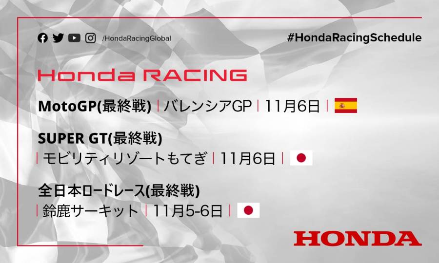 週末のレース情報