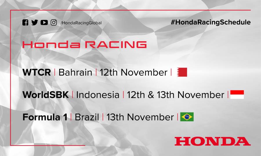 This weekend's racing