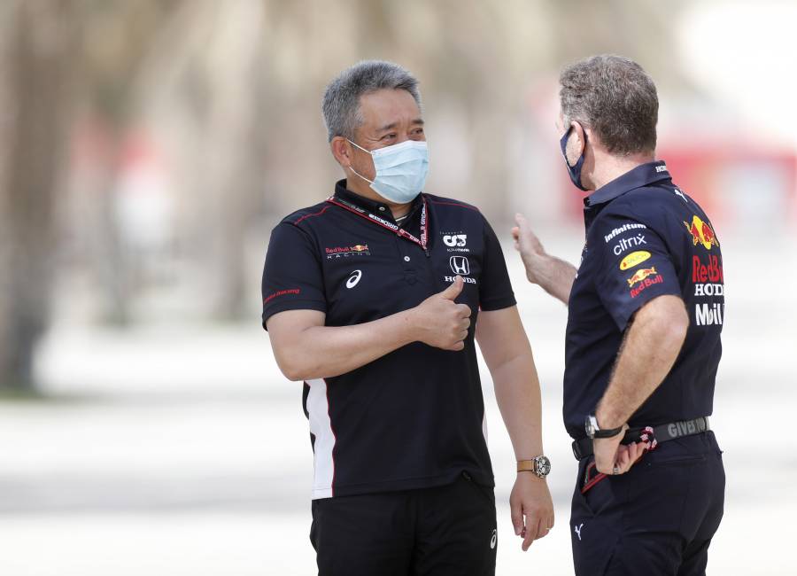 山本MDとRed Bull Racing Hondaのホーナー代表