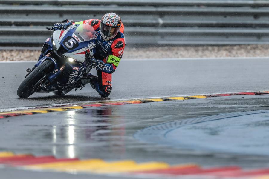 Gino Rea in the 24H SPA EWC Motos