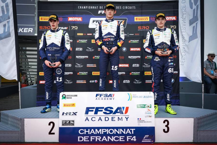 Youto Nomura in Round 3, Magny-Cours