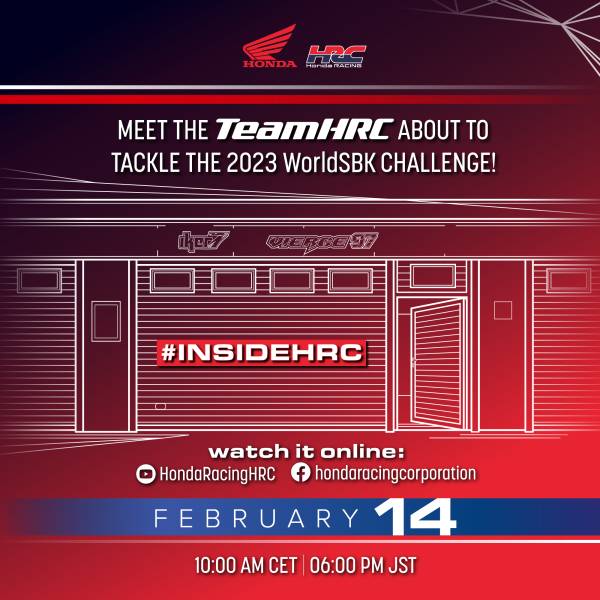 Team HRC、2月14日にチームローンチを開催。バーチャルピットガレージをオープン