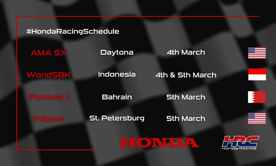 This weekend's racing