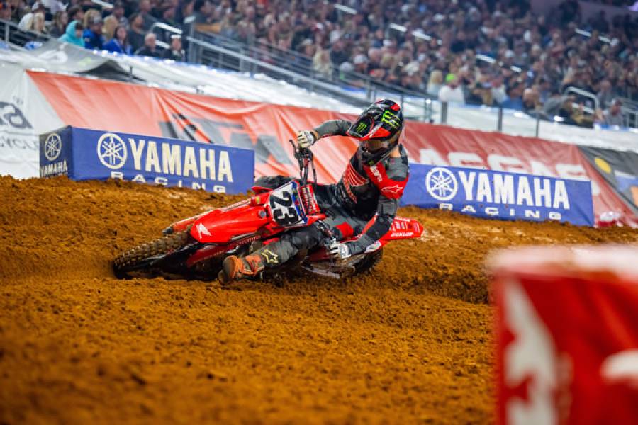 Chase Sexton, Hunter Lawrence Improve Title Chances at Arlington Triple Crown SX
