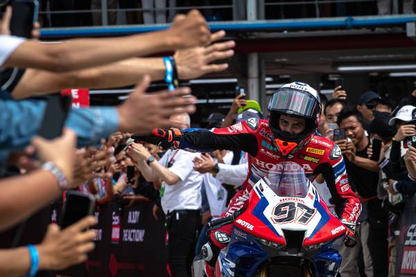 Podium success for Vierge and Team HRC in race 2 at Mandalika!